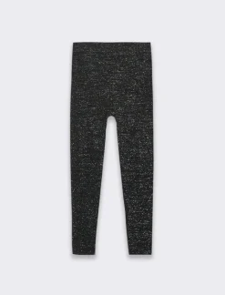 Piazza Italia Leggings effetto brillantinato da bambina - Nero Best