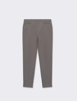 Piazza Italia Leggings in cotone elasticizzato con cuciture a contrasto - Grigio Sale