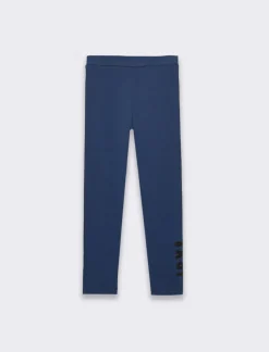 Piazza Italia Leggings in cotone elasticizzato  - Blu Shop