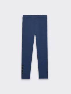 Piazza Italia Leggings in cotone elasticizzato  - Blu Shop