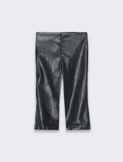 Piazza Italia Leggings in finta pelle modello zampa - Nero Best Sale