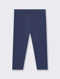 Piazza Italia Leggings in jersey felpato in tinta unita - Blu Sale