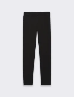 Piazza Italia Leggings in punto-milano con dettaglio strass sul davanti. - Nero Flash Sale