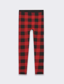 Piazza Italia Leggings invernale a fantasia da bambina - Rosso Shop