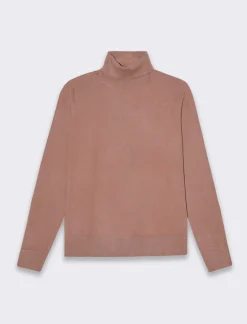 Piazza Italia Maglia a collo alto basica in maglia fine vestibilità comfort - castoro Grigio Shop