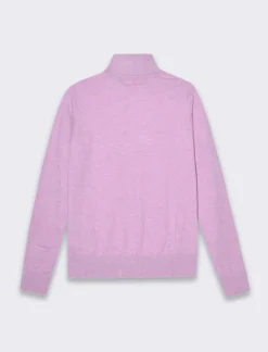 Piazza Italia Maglia a collo alto basica in maglia fine vestibilità comfort - BEGONIA Cheap