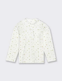 Piazza Italia Maglia a collo alto con stampa disponibile in due varianti colore - panna Bianco Shop