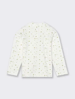 Piazza Italia Maglia a collo alto con stampa disponibile in due varianti colore - panna Bianco Shop