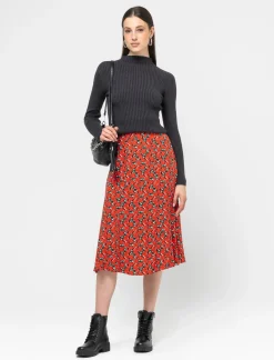 Piazza Italia Maglia a collo alto in morbido filato a coste - mel. Grigio Best