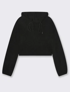 Piazza Italia Maglia a coste con cappuccio - Nero Online