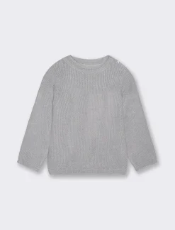 Piazza Italia Maglia basica con bottoncini con lavorazione a righe - Grigio mel. Best