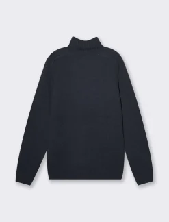 Piazza Italia Maglia cardigan collo sciallato regular fit - Blu Outlet