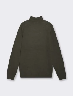 Piazza Italia Maglia cardigan collo sciallato regular fit - Verde Fashion