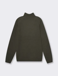 Piazza Italia Maglia cardigan collo sciallato regular fit - Verde Fashion