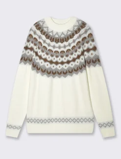 Piazza Italia Maglia cardigan effetto lana regular fit - Bianco Fashion