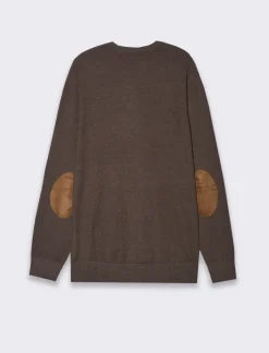 Piazza Italia Maglia collo alto con zip, filato premium regular fit - Moro Marrone Sale