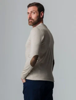 Piazza Italia Maglia collo alto con zip, filato premium regular fit - Beige Sale