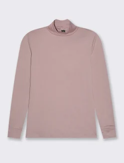 Piazza Italia Maglia collo alto manica lunga vestibilità slim - antico Rosa Best Sale