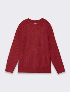 Piazza Italia Maglia collo dolce vita comfort fit - Bordeaux Rosso Online