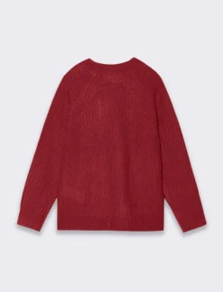 Piazza Italia Maglia collo dolce vita comfort fit - Bordeaux Rosso Online