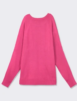 Piazza Italia Maglia con fori su spalle - azalea Fuxia Cheap