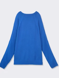 Piazza Italia Maglia con fori su spalle - ette Blu Best