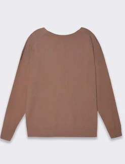 Piazza Italia Maglia con parte posteriore più lunga e spacchi laterali - Grigio castoro Fashion