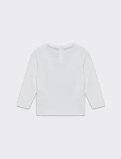 Piazza Italia Maglia con stampa frontale - Bianco panna Online