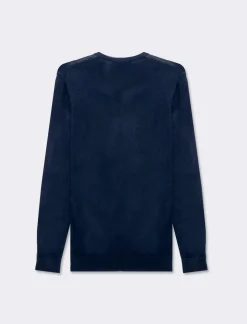 Piazza Italia Maglia girocollo basic regular fit - Blu Fashion