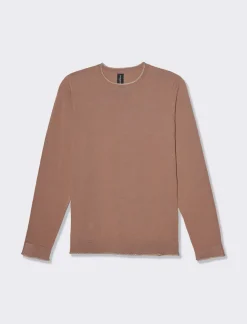 Piazza Italia Maglia girocollo con vestibilità comfort e dettagli lurex - castoro Grigio Cheap