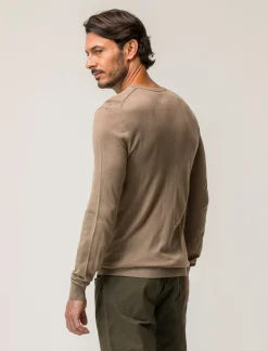 Piazza Italia Maglia girocollo con filato effetto cachemere - tortora Grigio Hot