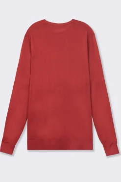 Piazza Italia Maglia girocollo con filato effetto cachemere - Ciliegia Rosso Best Sale