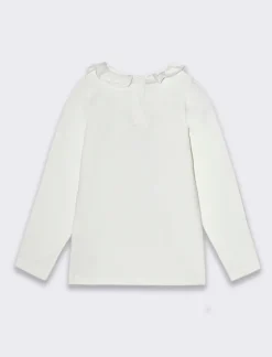 Piazza Italia Maglia girocollo con stampa frontale orsetto - panna Bianco Sale