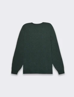 Piazza Italia Maglia girocollo in ciniglia a coste, regular fit - scuro Verde Clearance