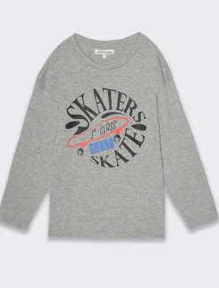 Piazza Italia Maglia in jersey con doppia stampa fronte retro in stile pop - mel. Grigio Flash Sale