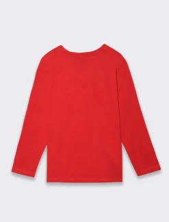 Piazza Italia Maglia in jersey manica lunga con stampe Hot Wheels - Rosso Online