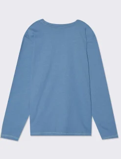 Piazza Italia Maglia in jersey maniche lunghe Jurassic Park in due varianti colore - Blu Outlet