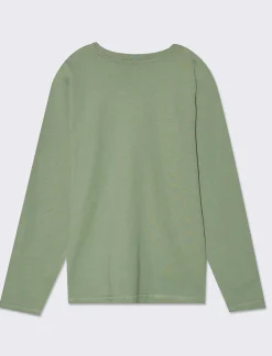 Piazza Italia Maglia in jersey maniche lunghe Jurassic Park in due varianti colore - Verde Clearance