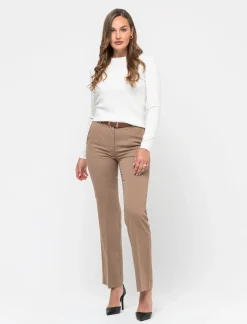 Piazza Italia Maglia in morbido filato girocollo in jaquard effetto metallizzato - Avorio Beige Shop