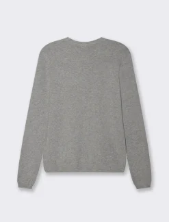 Piazza Italia Maglia in morbido filato girocollo in jaquard effetto metallizzato - chiaro Grigio Flash Sale