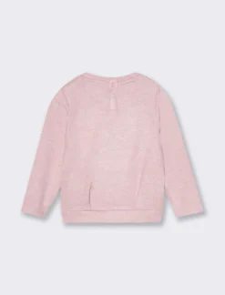 Piazza Italia Maglia in tessuto morbido con applicazione - Rosa Fashion