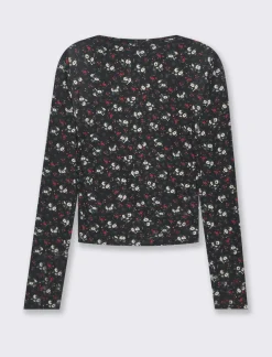 Piazza Italia Maglia manica lunga giro collo vestibilità slim - var 1 New