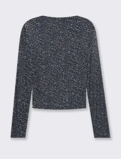 Piazza Italia Maglia manica lunga giro collo vestibilità slim - var 2 Outlet