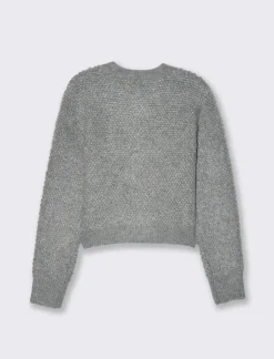 Piazza Italia Maglia modello cardigan con bottoni tipo divisa tasche finte a filetto - Grigio melange Shop