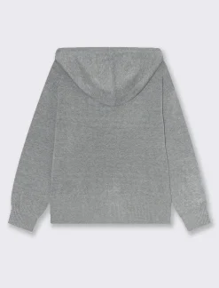 Piazza Italia Maglia modello felpa con cappuccio e culisse e tasche a marsupio - Grigio scuro Best Sale