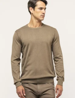 Piazza Italia Maglia regular fit girocollo in misto viscosa - tortora Grigio Best Sale