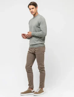 Piazza Italia Maglia regular fit girocollo in filato premium effetto lana - salvia Verde Online