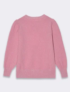 Piazza Italia Maglieria con filato metallico e rib al fondo - Rosa Hot