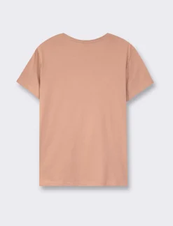 Piazza Italia Maglietta basic maniche corte girocollo in jersey di cotone - castoro Grigio Online