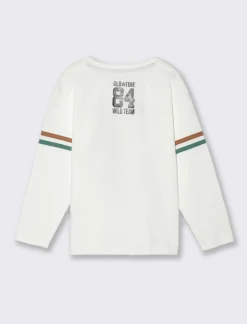 Piazza Italia Maglietta con bambine da bambino - Bianco sporco Store